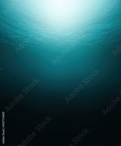 Underwater Scene With Sunlight