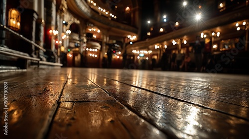 Wallpaper Mural Empty theatre floor at night Torontodigital.ca