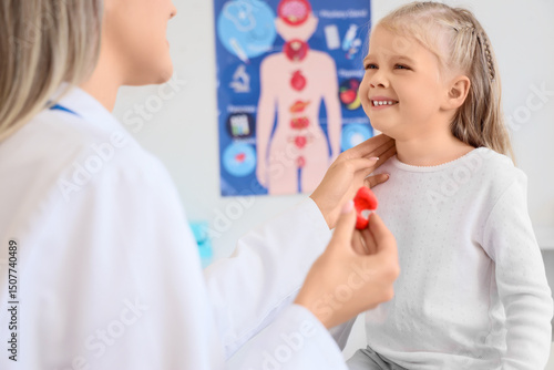 Female endocrinologist with...