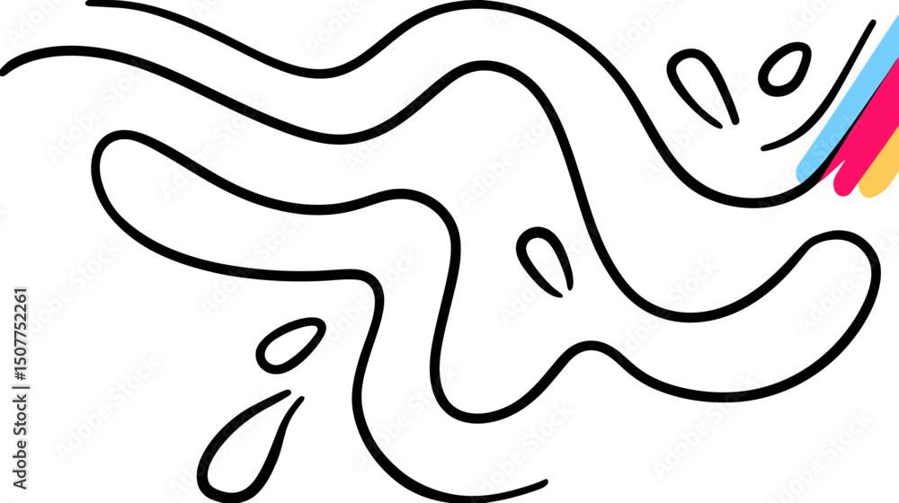 Obraz premium Abstract Gradient Background - simple vector, isolated on white background 