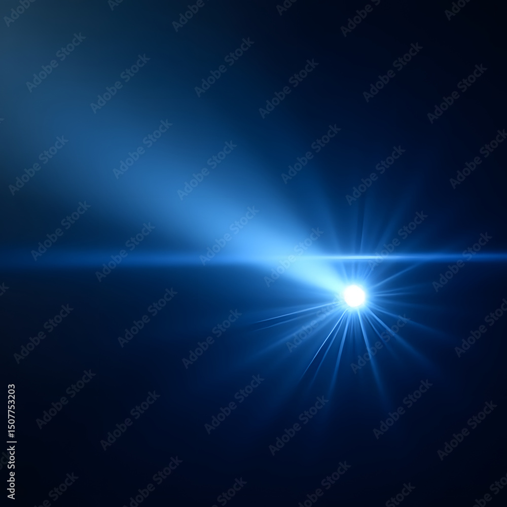 Blue Lens Flare Blue Lens Flare