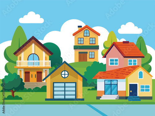 Suburban Houses Dream Homes Family Home Design