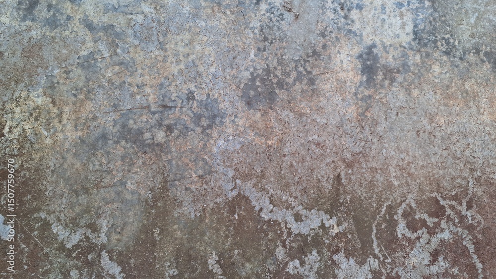 Fototapeta premium Grunge concrete texture with distressed weathered stone surface, aged wall background with rough cement patterns and abstract industrial texture design element