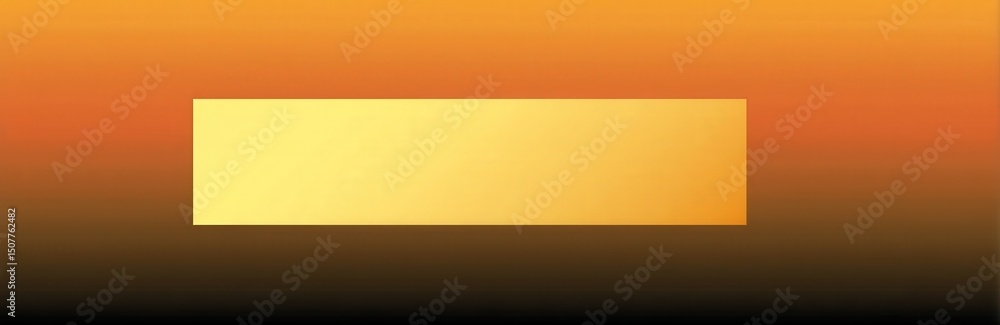 Obraz premium Simple Orange Yellow Gradient Background