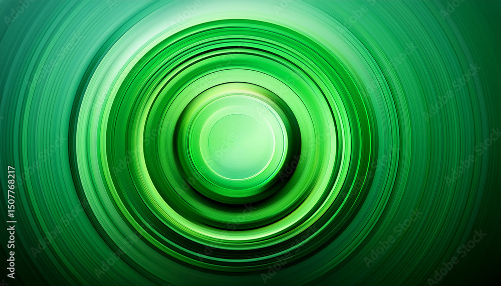 Obraz premium green abstract circle background