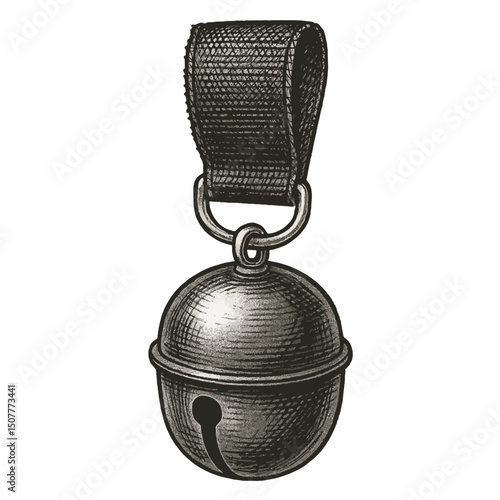 Bear Bell Vector – Hiking Alert Bell with Strap for Wildlife Safety