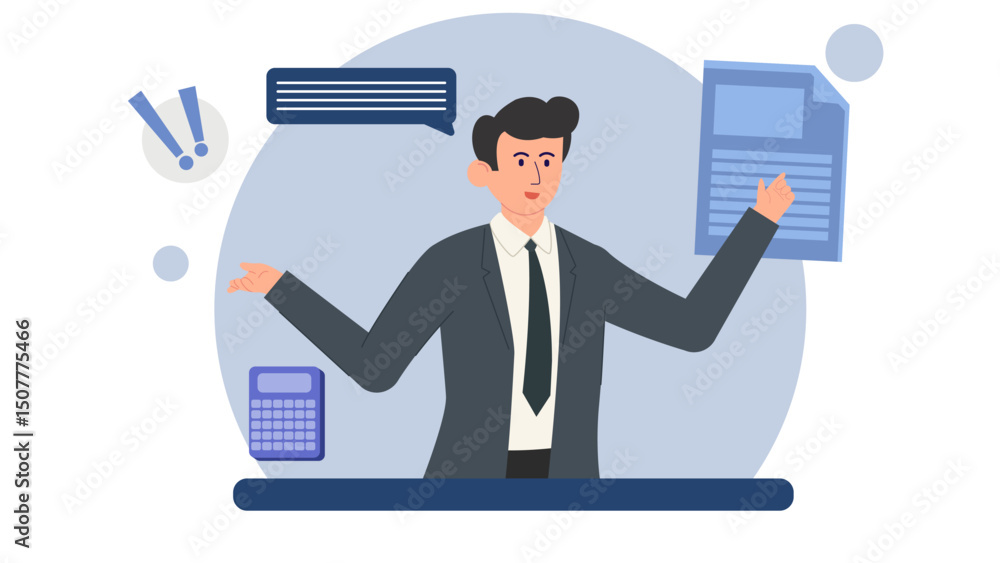 Flat business character illustration set. Professional people with charts, analytics, and report elements. Ideal for presentations, marketing, financial, and corporate UI design. Flat business character illustration set. Professional people with charts, analytics, and report elements. Ideal for presentations, marketing, financial, and corporate UI design.