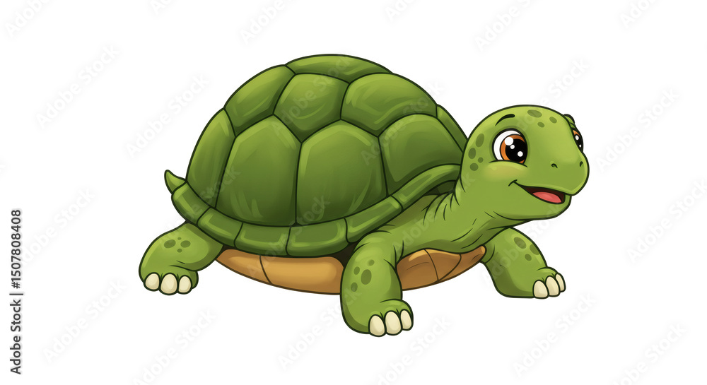 Fototapeta premium funny turtle cartoon