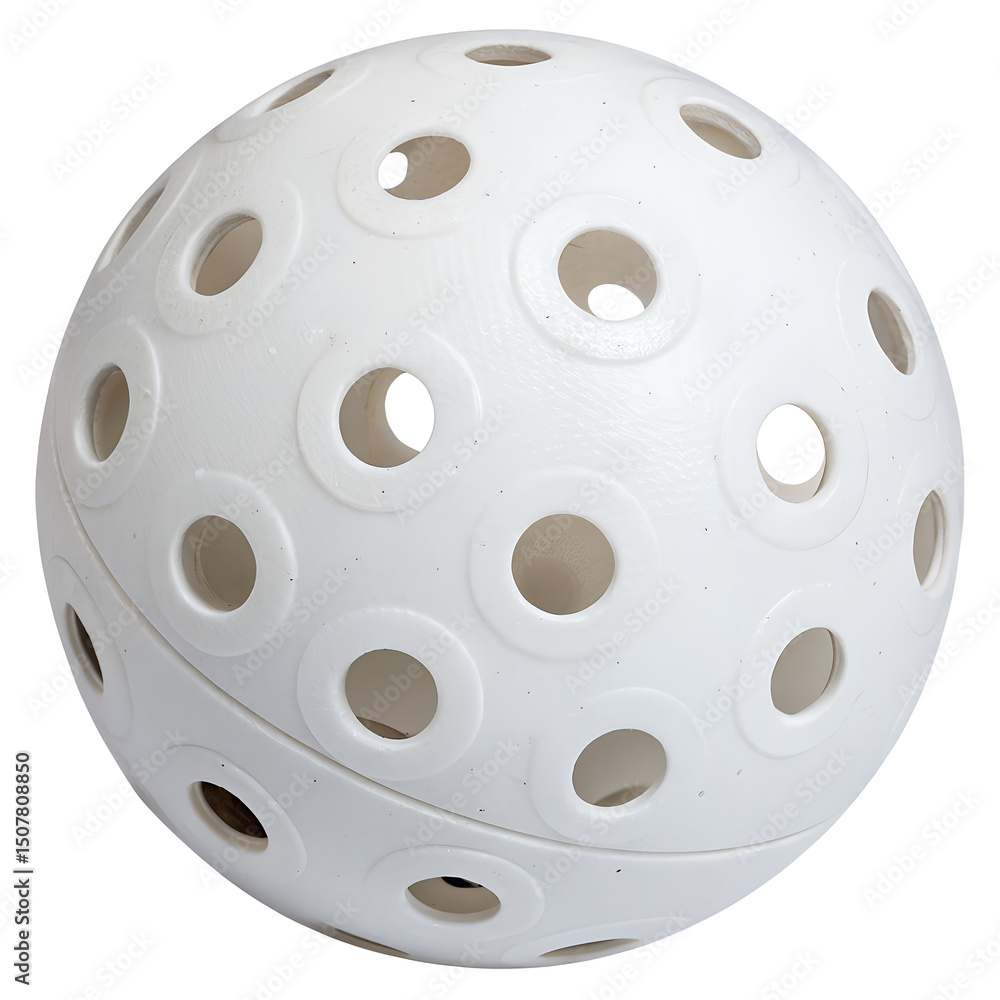 Fototapeta premium Wiffleball Isolated on Transparent Background