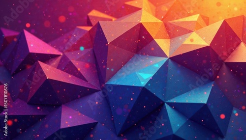 Abstract geometric shapes form intricate background texture , design, repeat