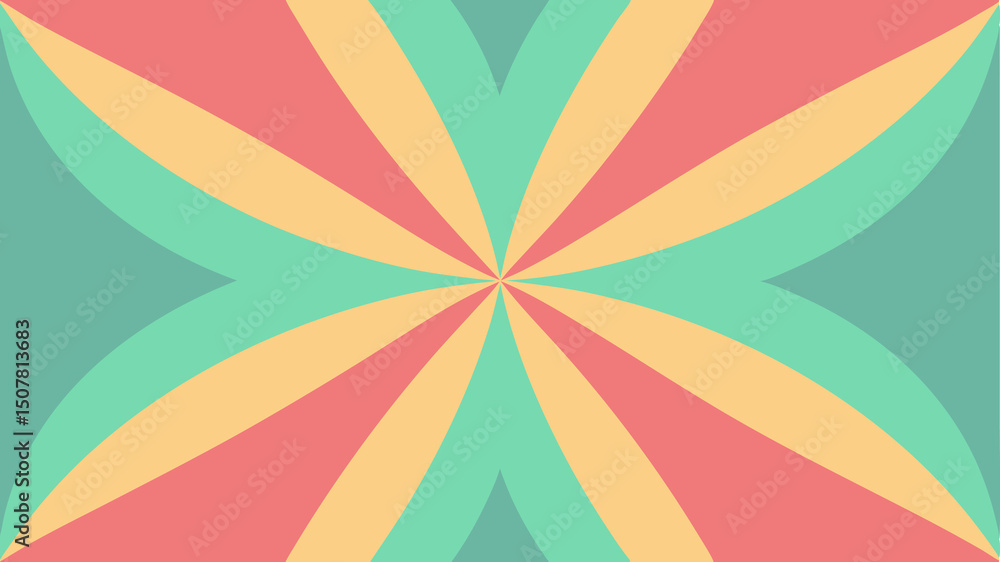 Obraz premium Pastel rainbow burst background design