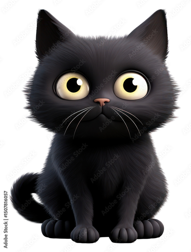 Fototapeta premium PNG Cartoon animal mammal black.