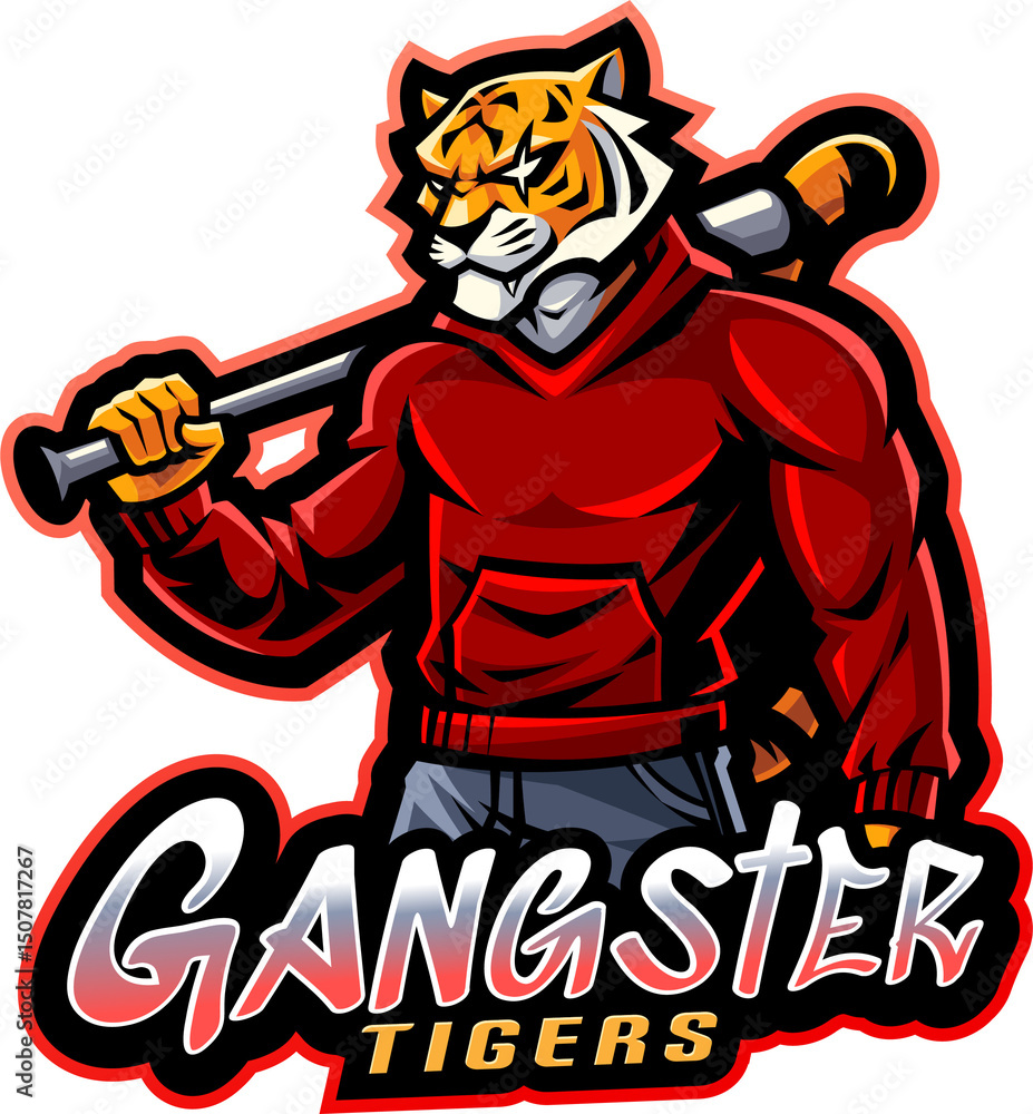 Gangster tiger esport mascot Gangster tiger esport mascot