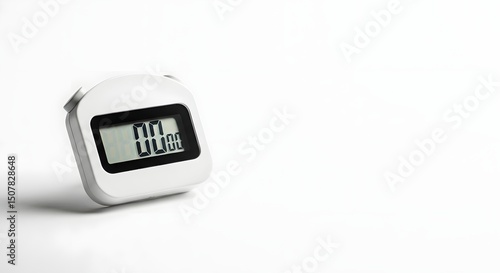 stopwatch on black background