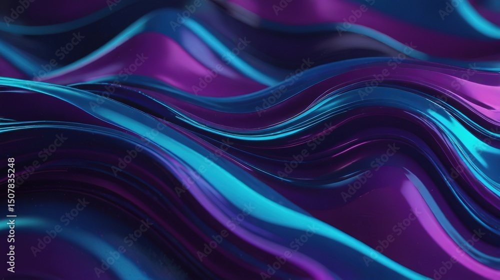 Abstract liquid wavy shapes futuristic banner background Abstract liquid wavy shapes futuristic banner background