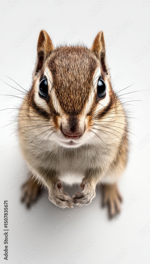 Obraz premium Cute Chipmunk Portrait Closeup