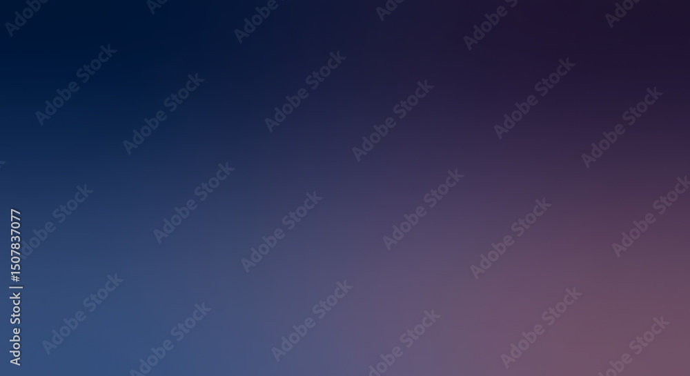 Fototapeta premium Smooth Gradient Background Deep Blue to Soft Purple Abstract Dusk Sky Texture