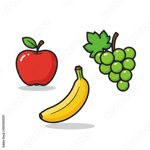 set of fruits