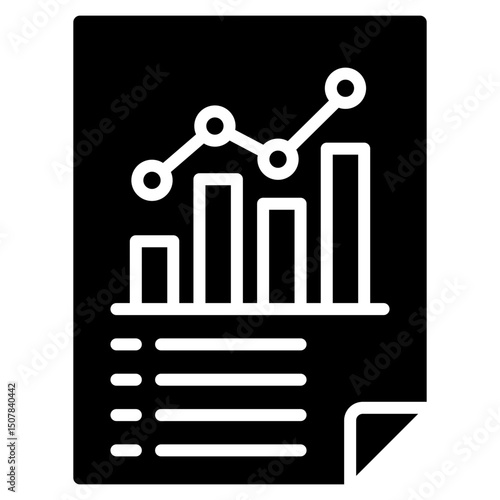 Data glyph icon