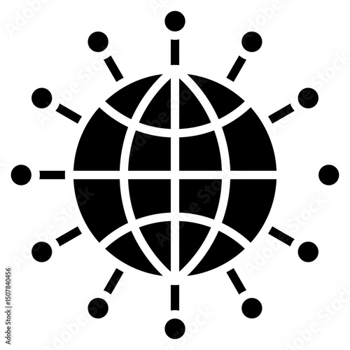 Network glyph icon