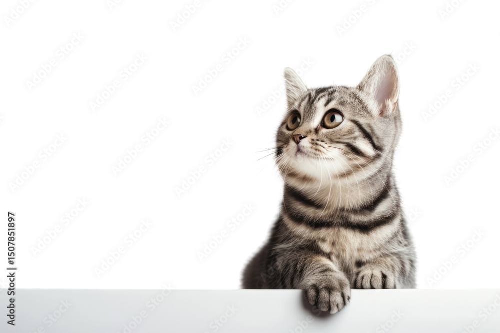 PNG Adorable kitten with curious expression PNG Adorable kitten with curious expression
