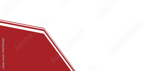 abstract red background with geometric shapes. copyspace area. suitable for business cards and banner background.