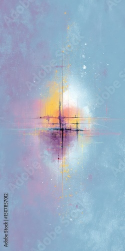 Abstract Colorful Digital Art