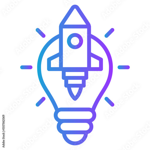 Start Up gradient color icon