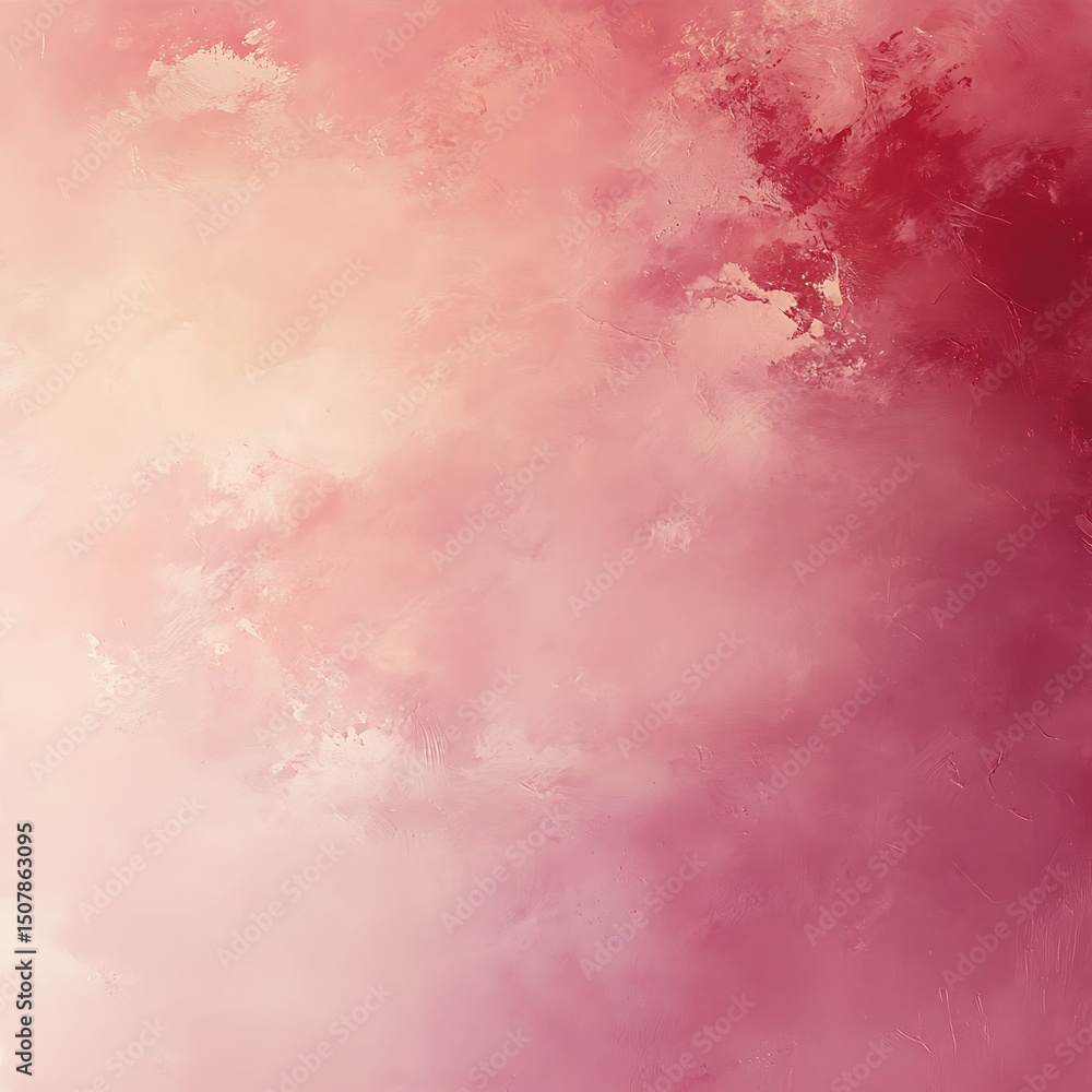 Fototapeta premium A soft, muted color palette of pinks and reds.