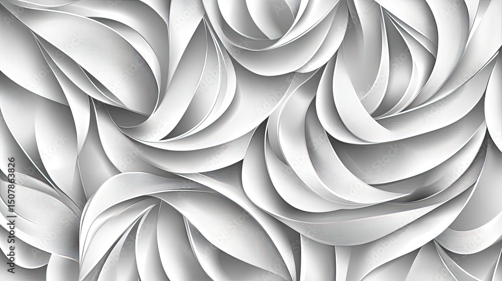 Abstract White Swirls Background Texture Abstract White Swirls Background Texture