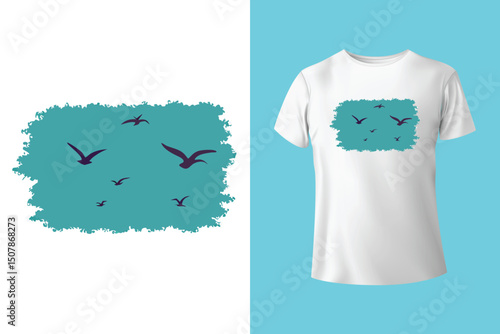 Summer Escape T-Shirt Design – Beach and Palm Tree Vector, Hot Summer Vibes – Stylish T-Shirt Graphic for Sunny Days, Beach Mood T-Shirt Art – Summer Illustration with Sun and Sea, Summer Daydream.