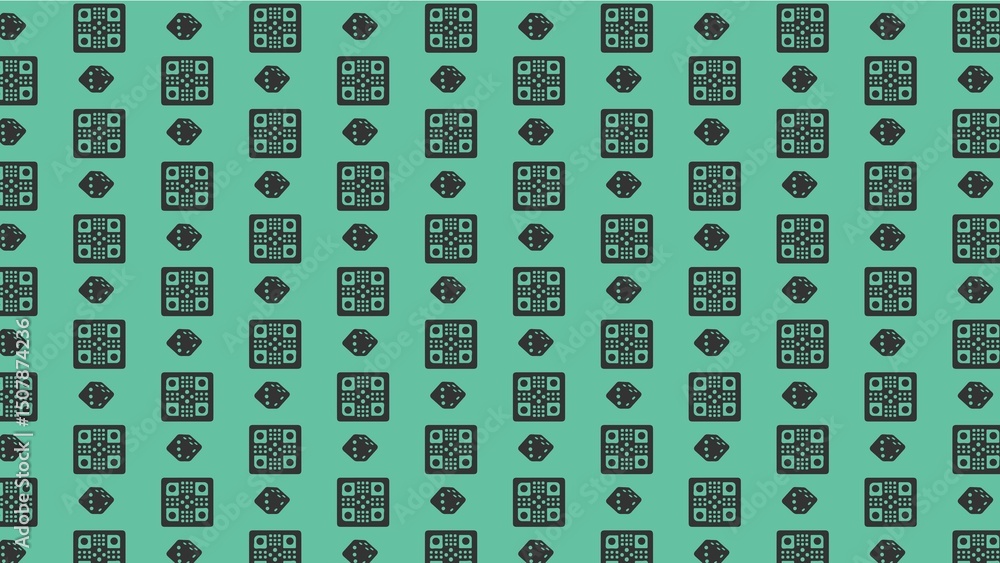 Vector seamless snakes and ladder pattern design Vector seamless snakes and ladder pattern design