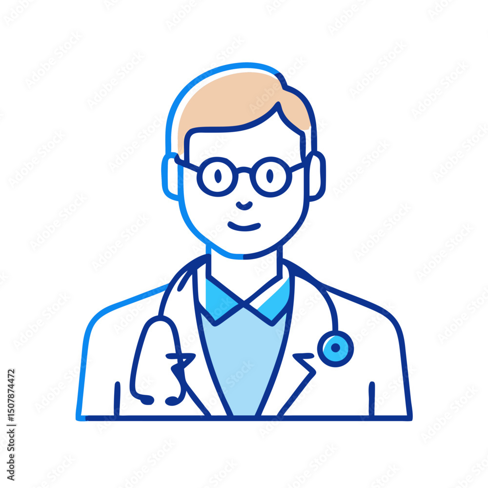 Fototapeta premium doctor icon
