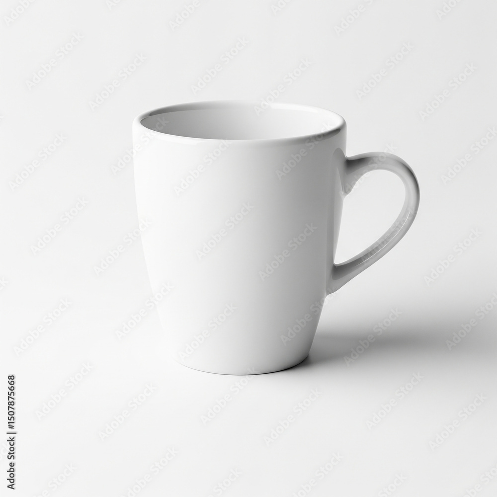 white cup on white background. blank white Coffee cup mockup isolated on white background. white cup on white background. blank white Coffee cup mockup isolated on white background.