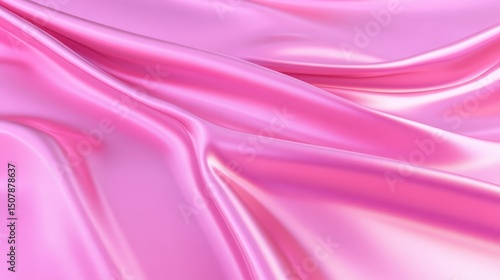 Pink Silk Drapery: A Textured Abstract