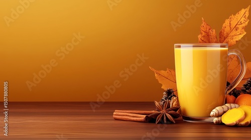 Golden Turmeric Latte: Autumnal Spice Delight