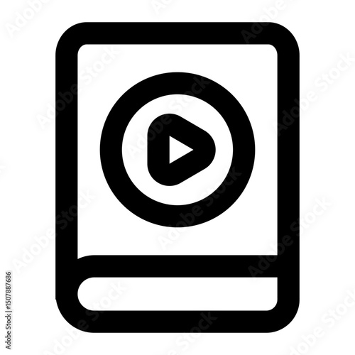 audio book icon for illustration