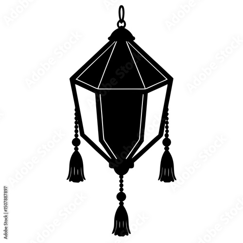 vector illustration of an old lantern