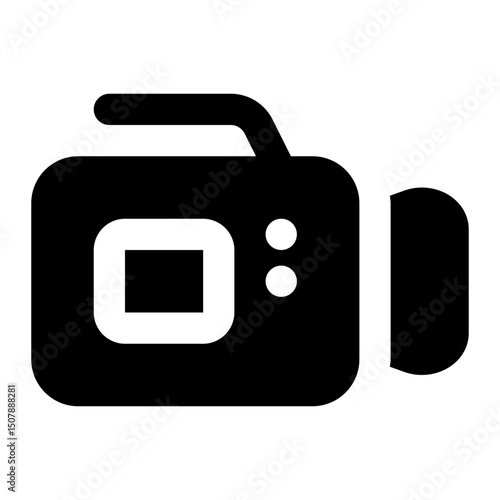 camera video icon for illustration