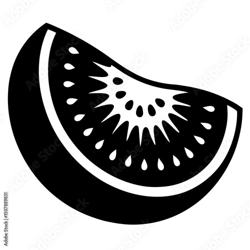 black and white vector illustration