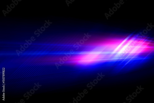Abstract Background with Neon Light