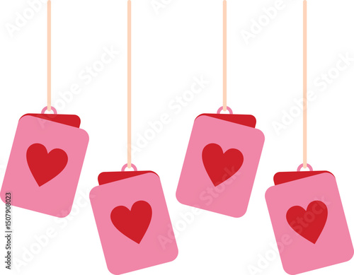 Cute Valentine Hanging Decoration Element