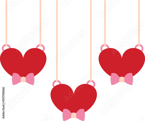 Cute Valentine Hanging Decoration Element