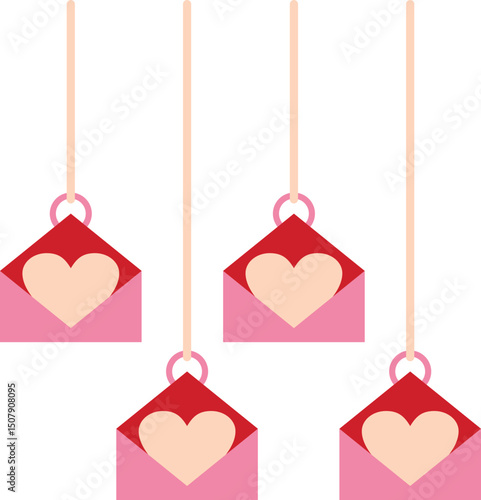 Cute Valentine Hanging Decoration Element