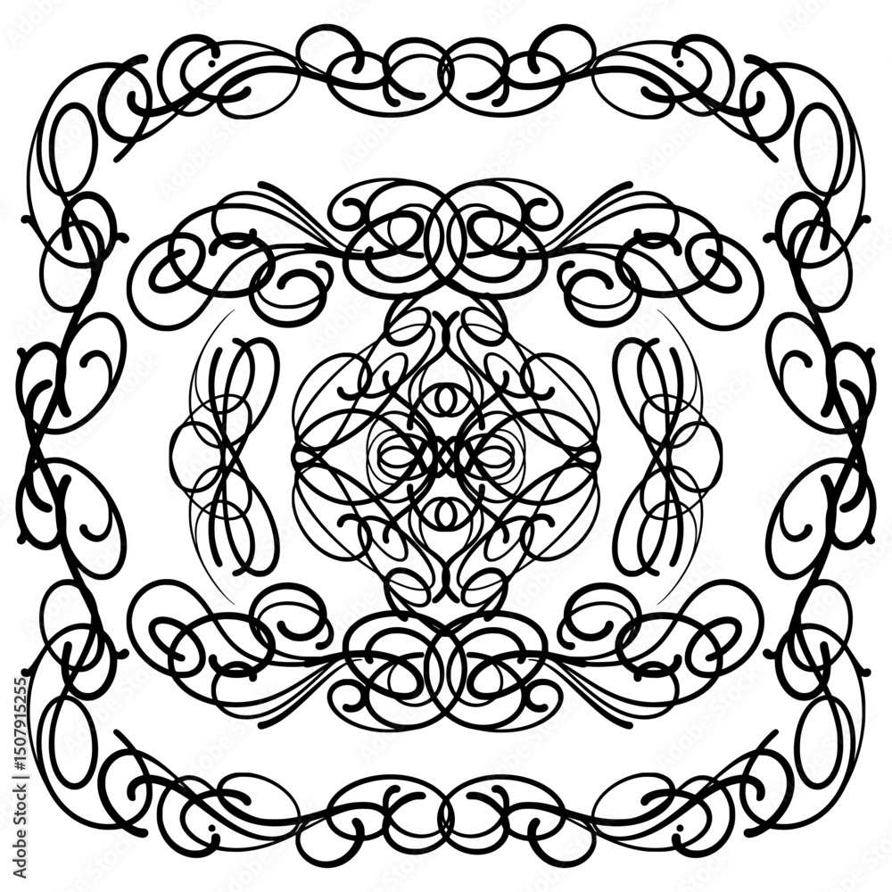 Naklejka premium vintage frame design element