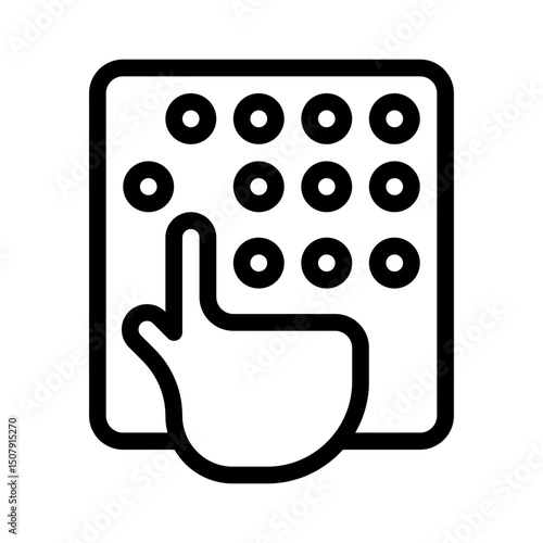 braille line icon