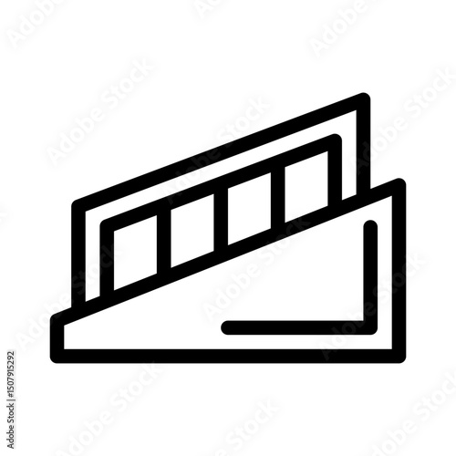 ramp line icon