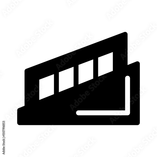 ramp glyph icon