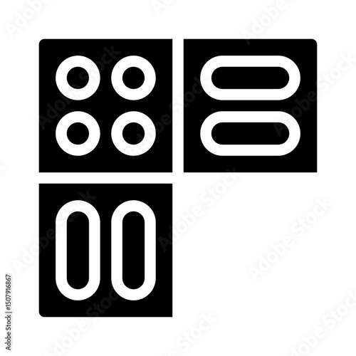 tactile paving glyph icon