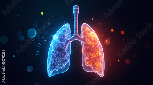 Human lungs And Viruses, World Lung Cancer Day, National Lung Day, Global Lung Cancer Day, International Lung Day, Health Care